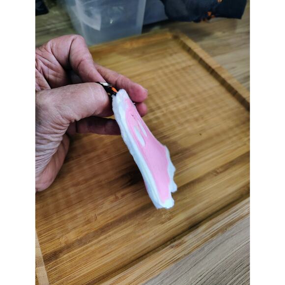 Cute Felt Ghost Keychain / Purse Charms BUNDLE 4 FOR 410 - Picture 10 of 11